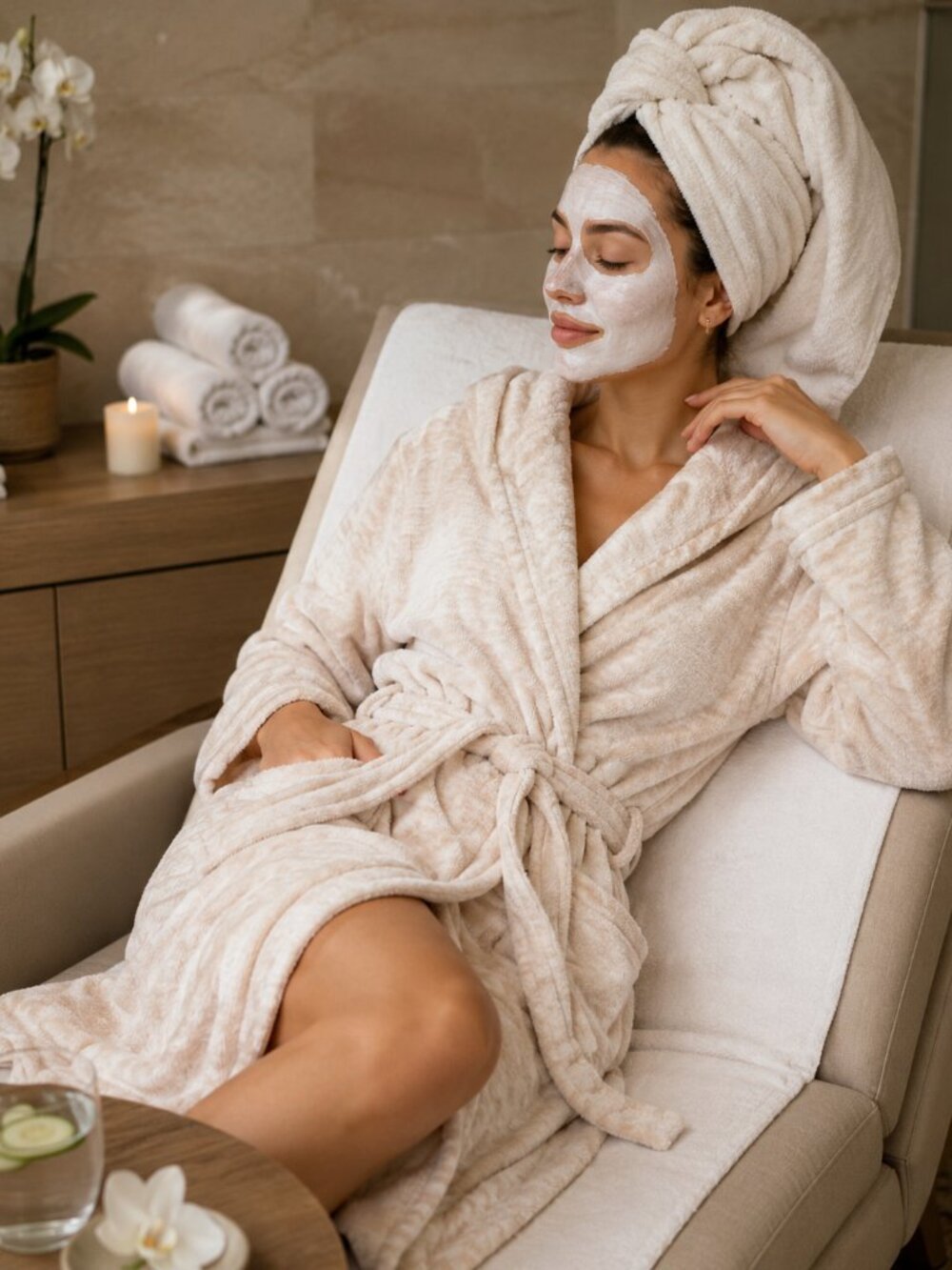 Danskin Plush Hooded Robe Women’s Size S/M “Stay in Bed”